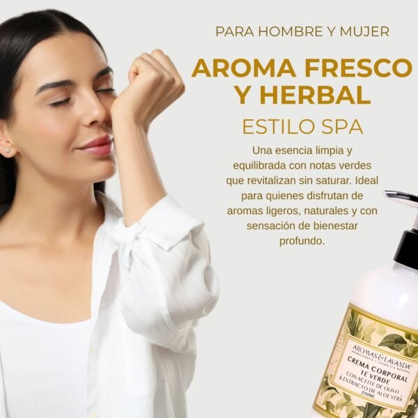 Crema corporal de té verde - Imagen 6
