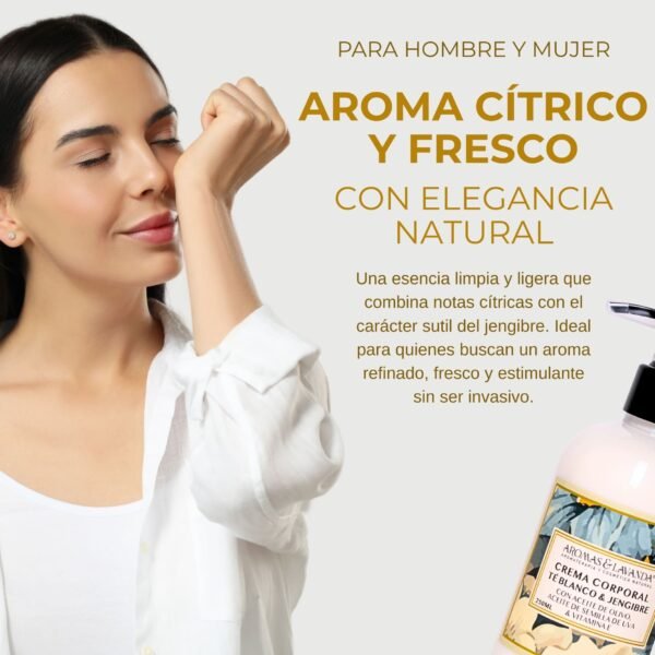 Crema corporal de Té Blanco y Jengibre - Imagen 7