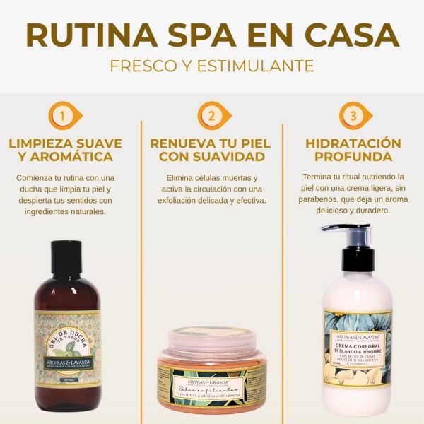 Crema corporal de Té Blanco y Jengibre - Imagen 8