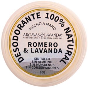 Desodorante natural en tarro Romero y Lavanda
