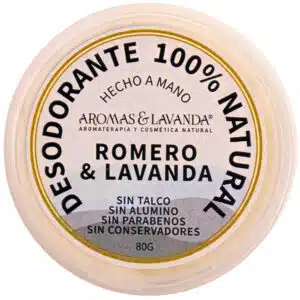 Desodorante natural en tarro Romero y Lavanda