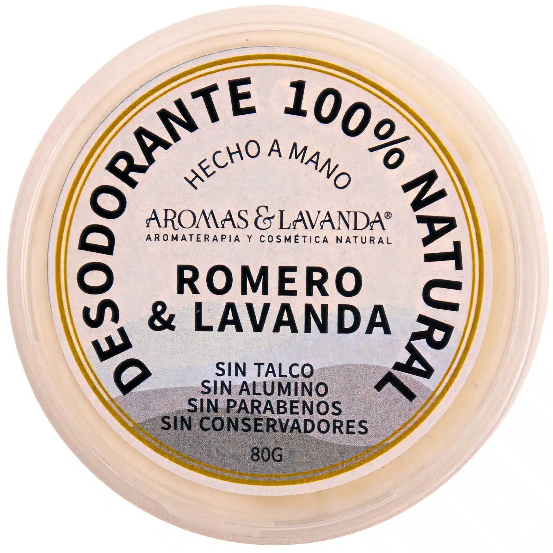 Desodorante natural en tarro Romero y Lavanda