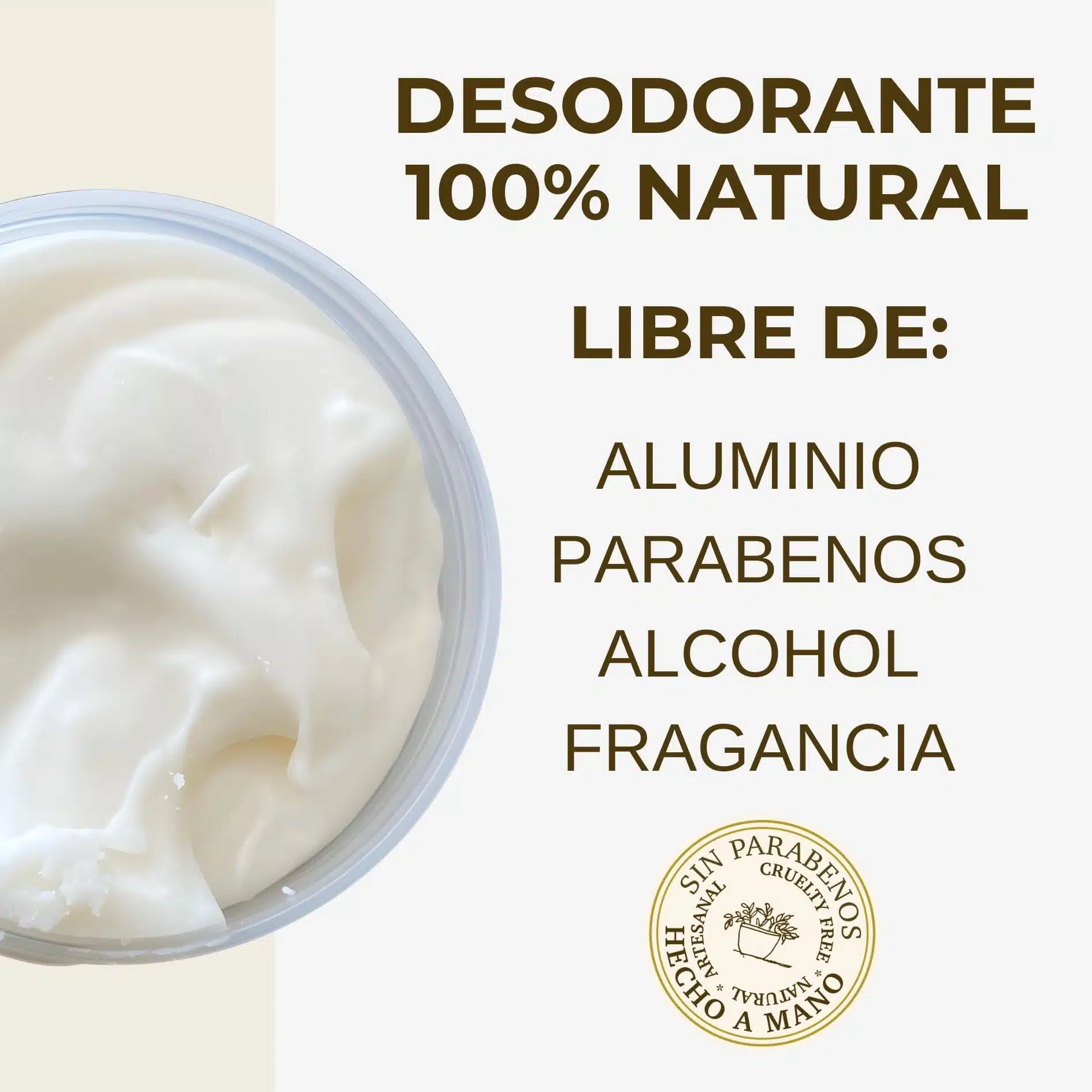 Desodorante natural en tarro Romero y Lavanda - Imagen 2