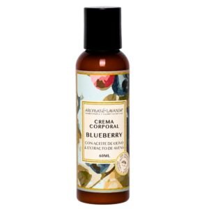 Crema corporal de blueberry de bolsillo