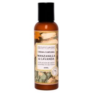 Crema corporal de manzanilla y lavanda de bolsillo
