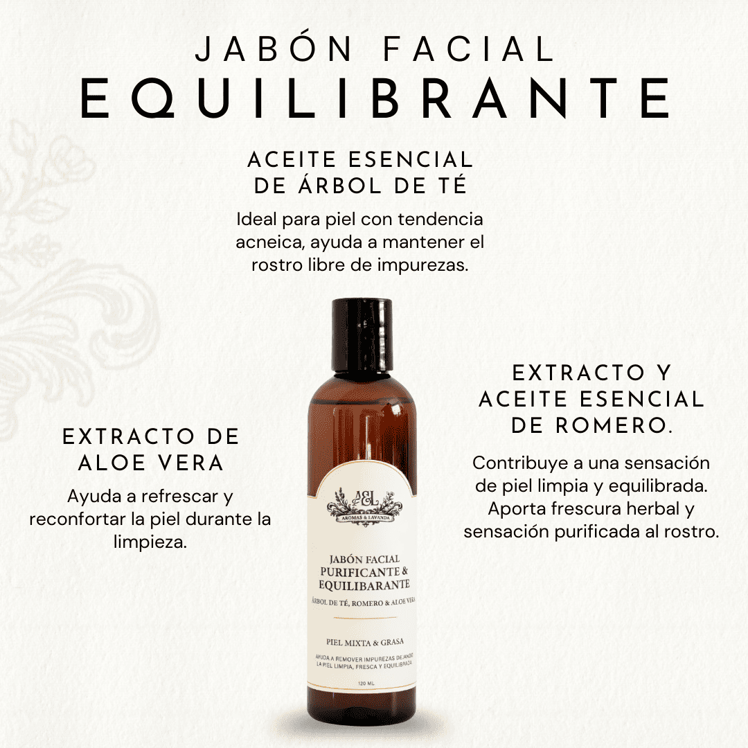 Jabón facial purificante y equilibrante - Imagen 3
